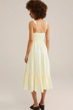 jurk met embroidery