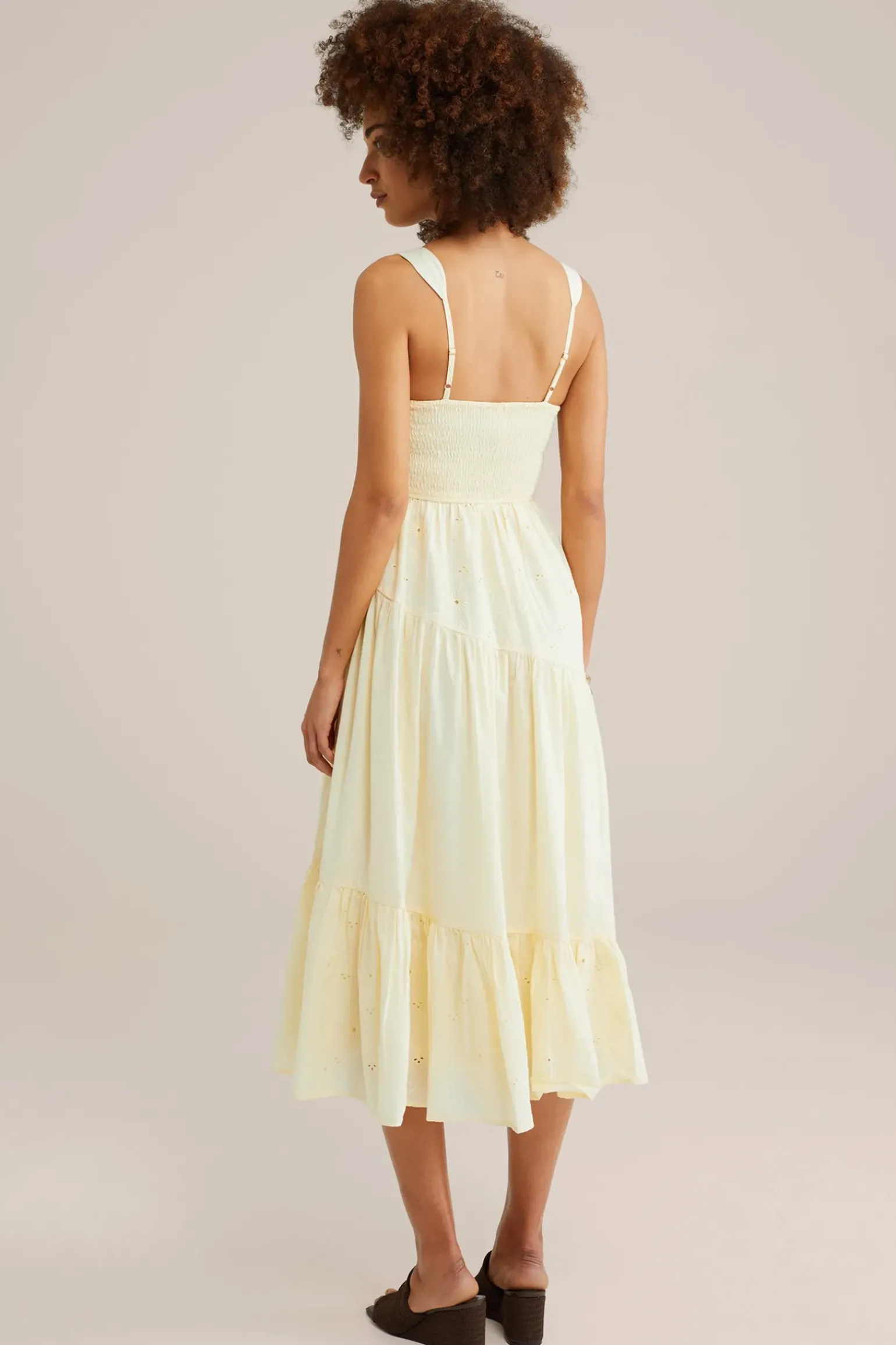 jurk met embroidery