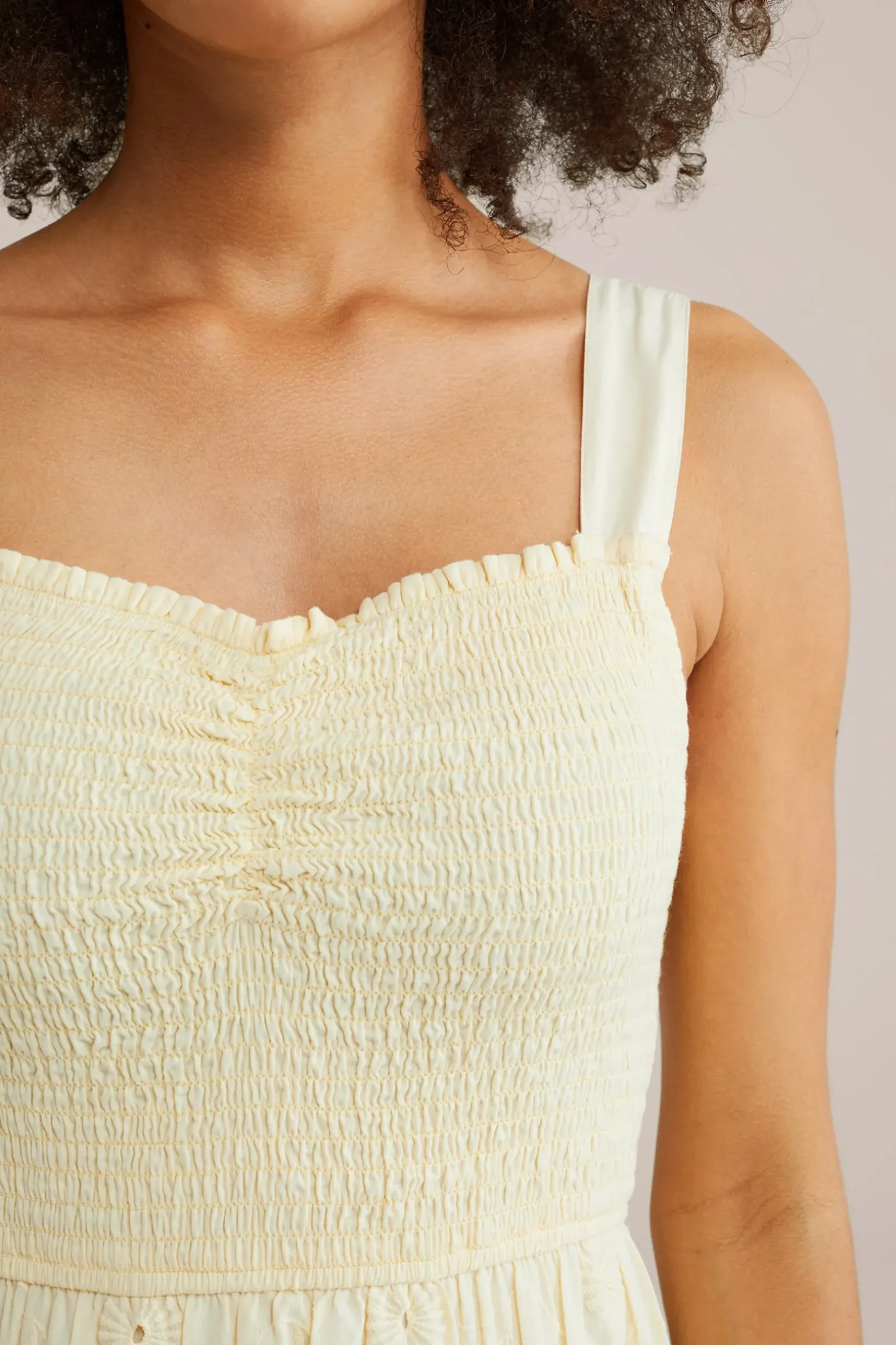 jurk met embroidery