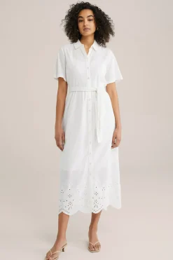 jurk met embroidery