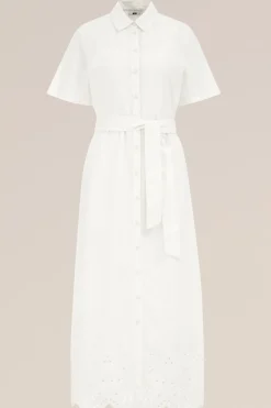 jurk met embroidery