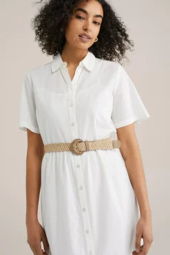 jurk met embroidery