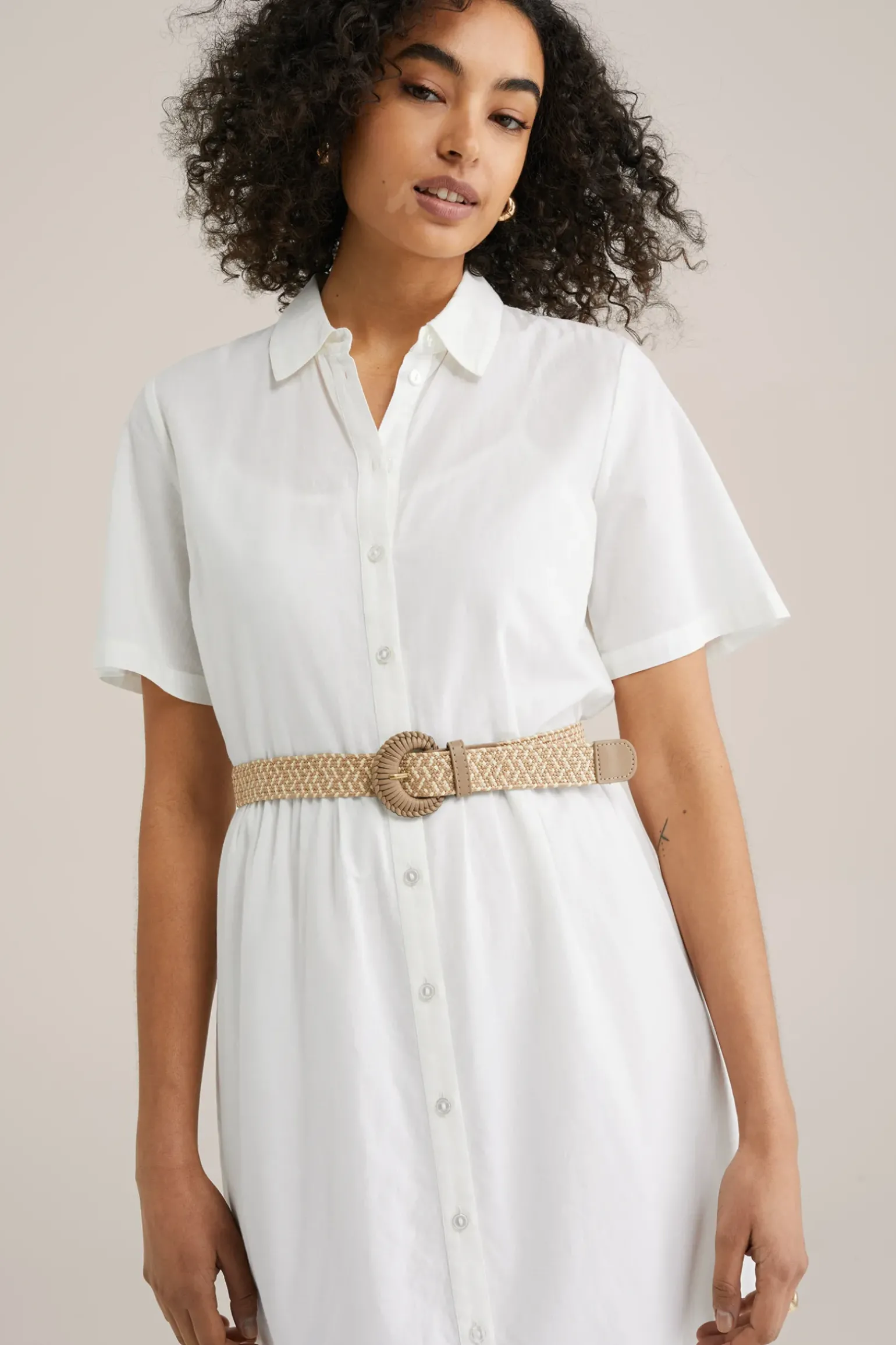 jurk met embroidery