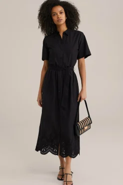 jurk met embroidery