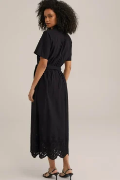 jurk met embroidery