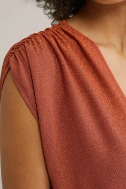 jurk met glittergaren