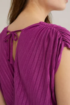 jurk met glittergaren