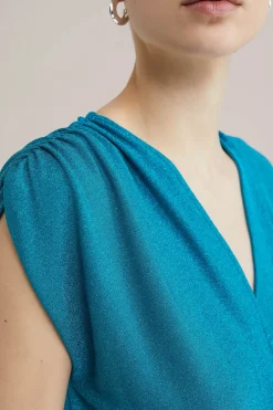 jurk met glittergaren