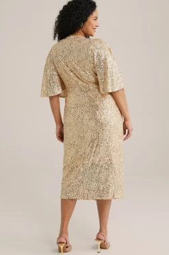 jurk met pailletten - Curve
