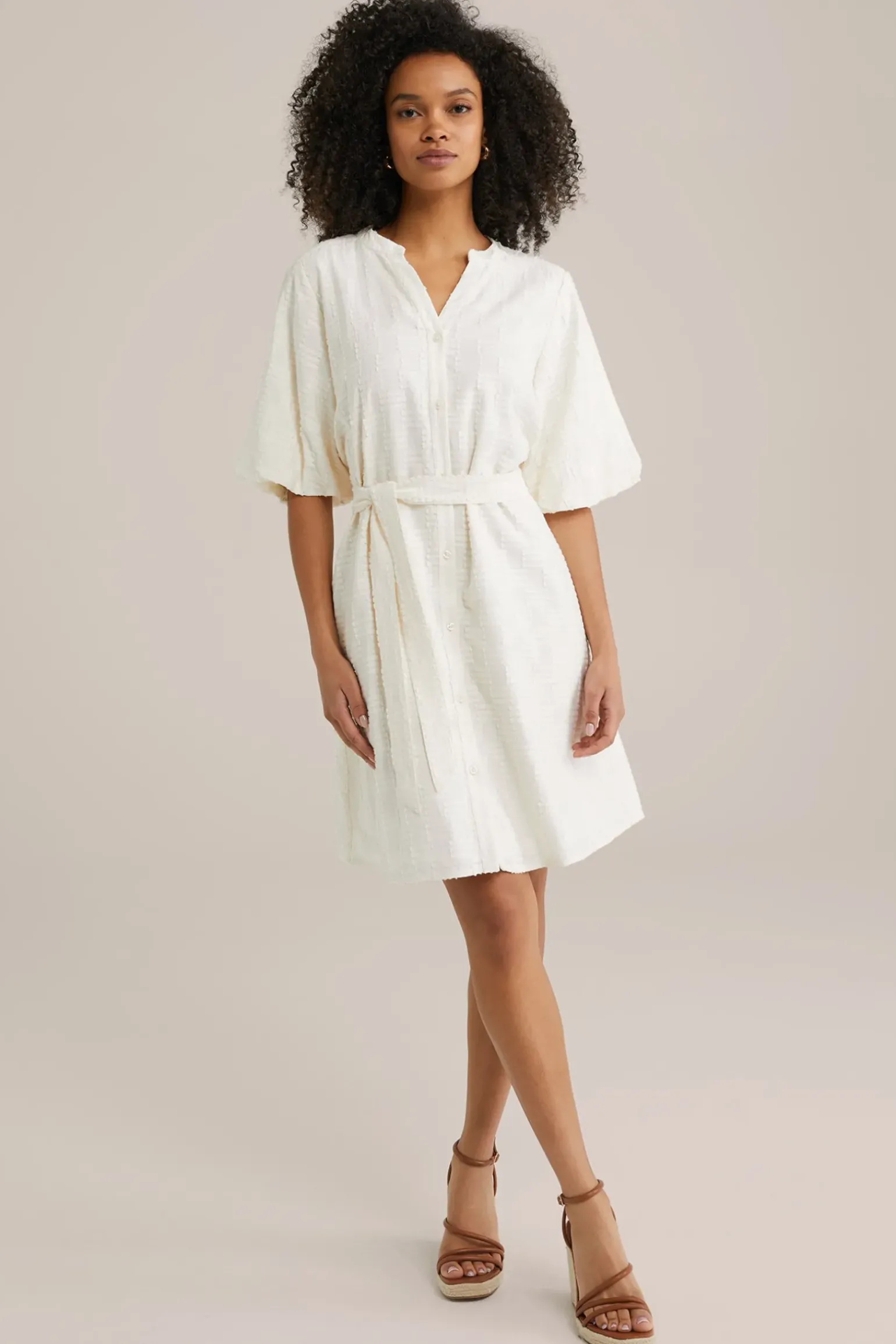 jurk met structuur