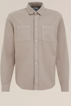 katoenen denim overhemd