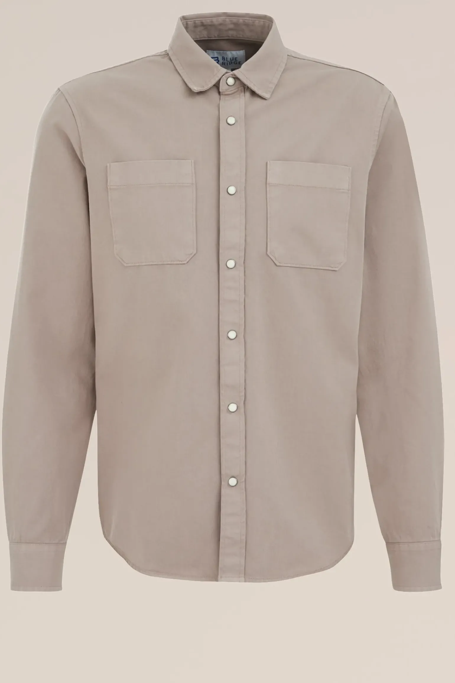 katoenen denim overhemd
