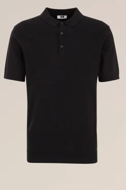 katoenen polo met structuur