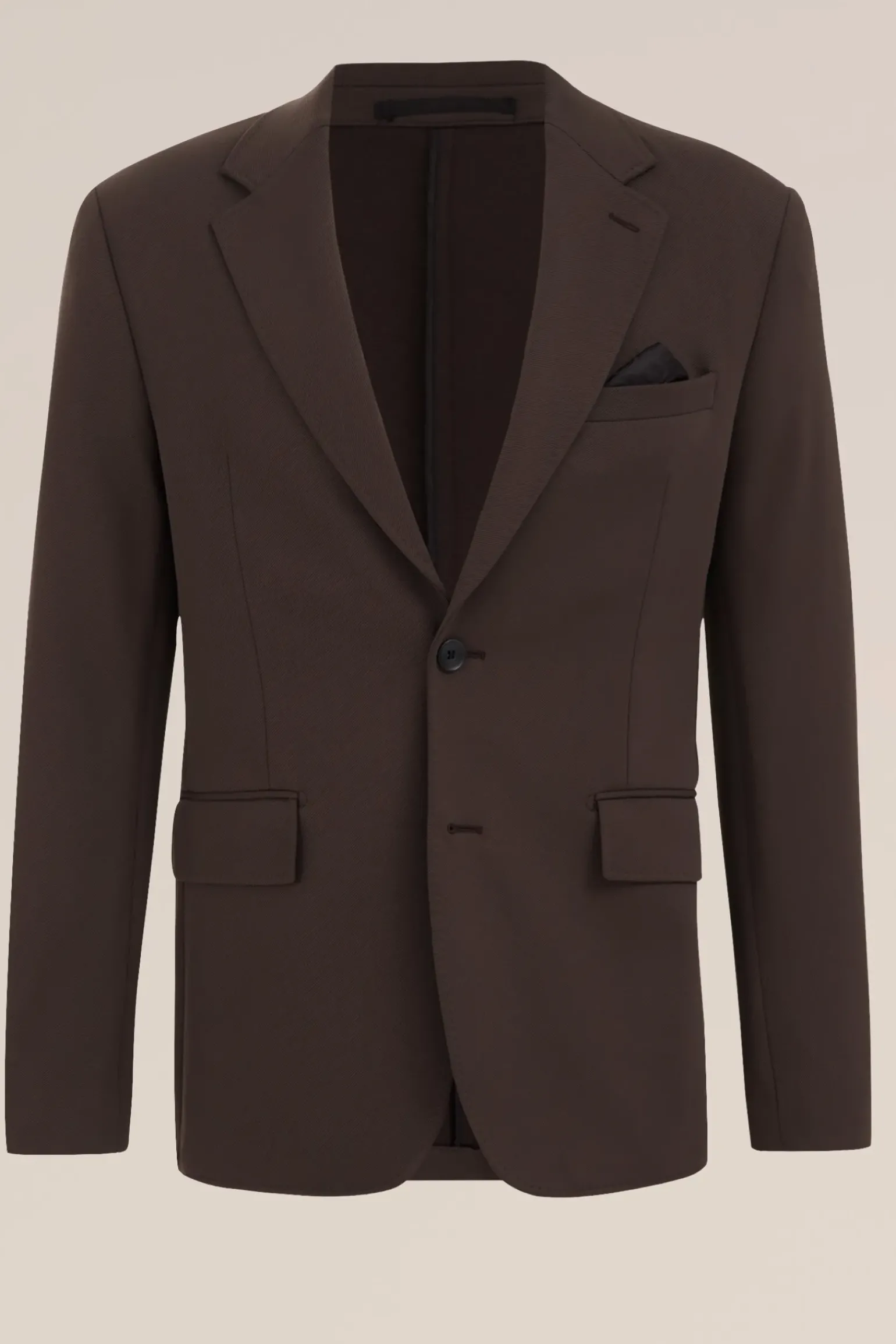 kreukvrij blazer van gebreid nylon