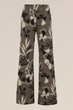 Loose fit broek met dessin