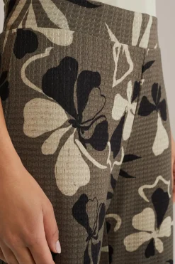 Loose fit broek met dessin