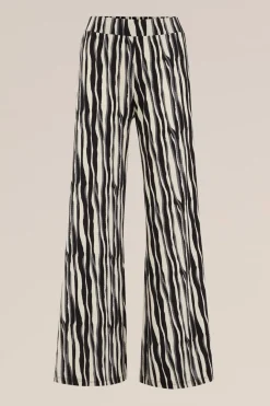 Loose fit broek met dessin