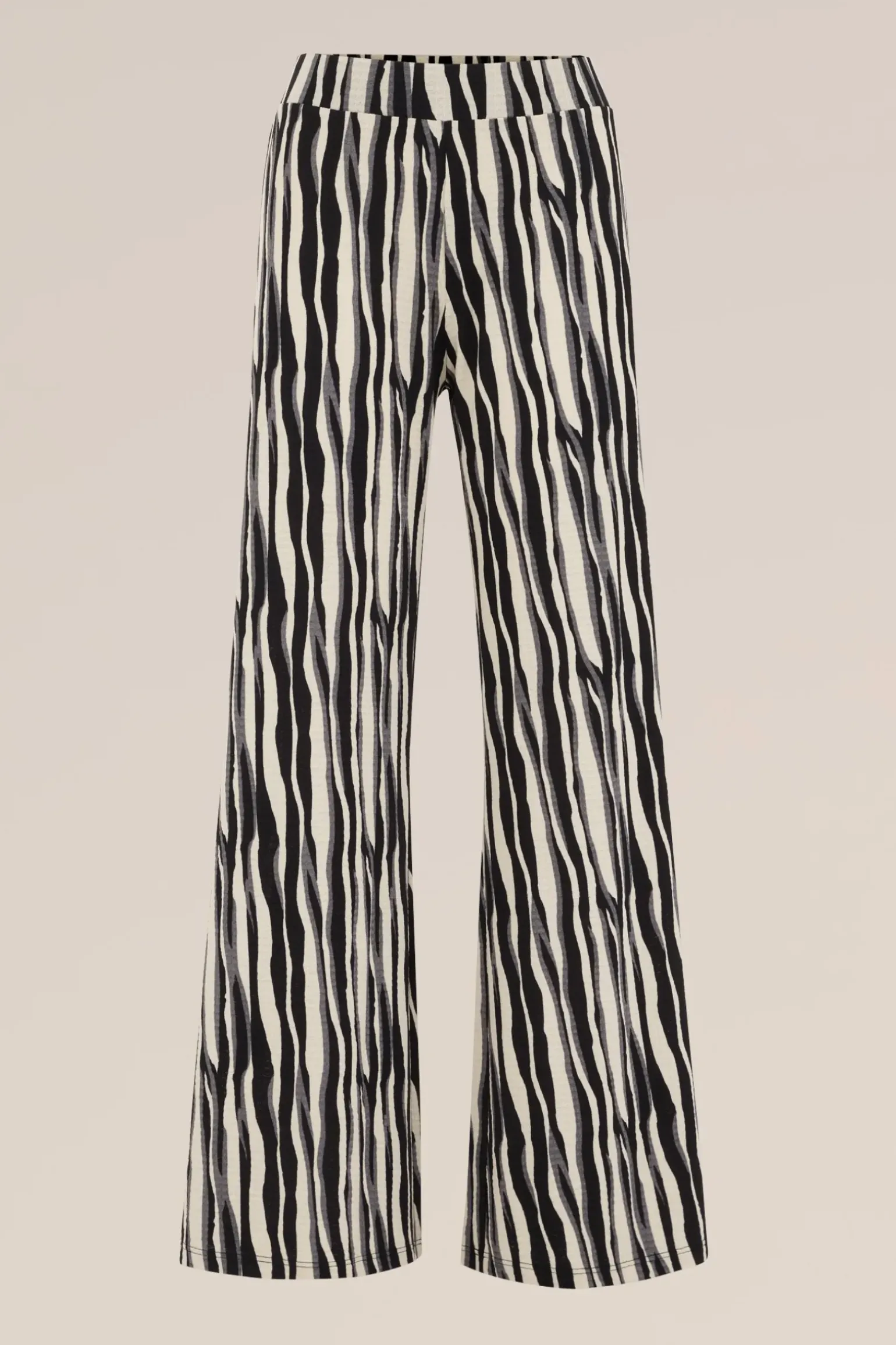 Loose fit broek met dessin