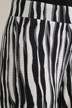 Loose fit broek met dessin
