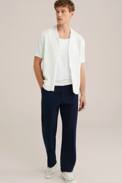 loose fit chino met stretch