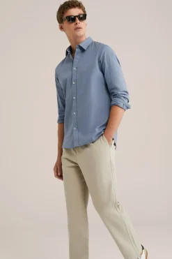 loose fit chino met stretch