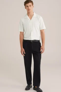loose fit chino met stretch