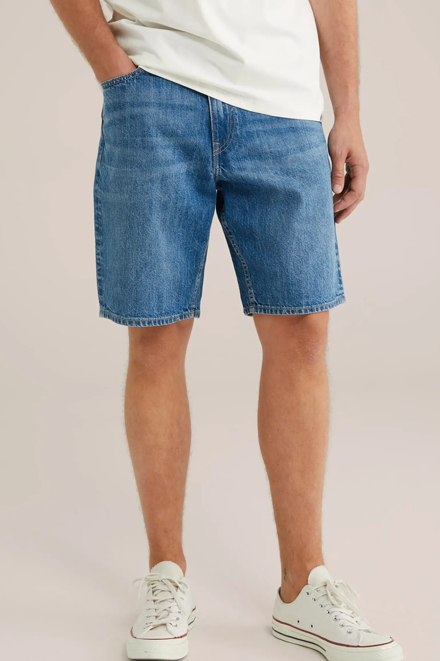 loose fit denimshort