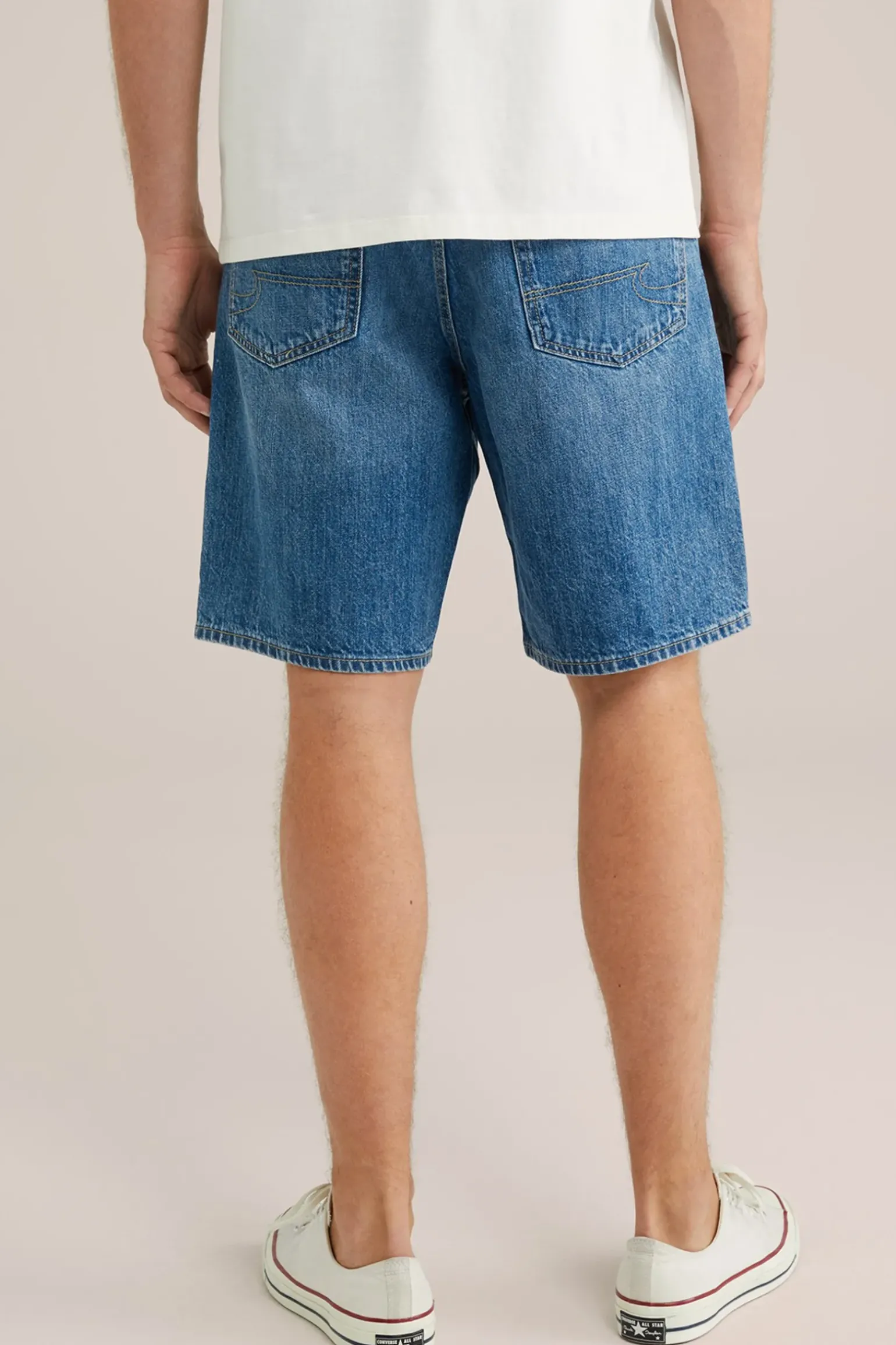 loose fit denimshort