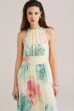 Maxi jurk met dessin