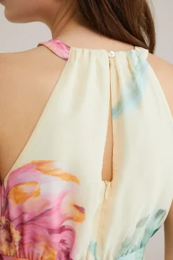 Maxi jurk met dessin