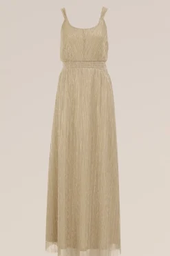 Maxi jurk met glittergaren
