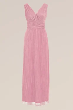 Maxi jurk met glittergaren