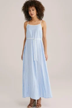 maxi jurk met structuur
