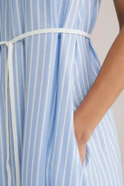 maxi jurk met structuur