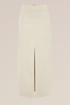maxi rok van linnenmix