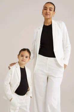 Meisjes blazer met stretch