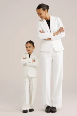 Meisjes blazer met stretch