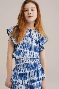 Meisjes blouse met dessin