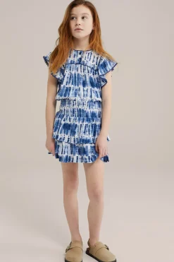 Meisjes blouse met dessin