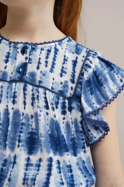 Meisjes blouse met dessin