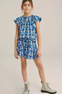 Meisjes blouse met dessin