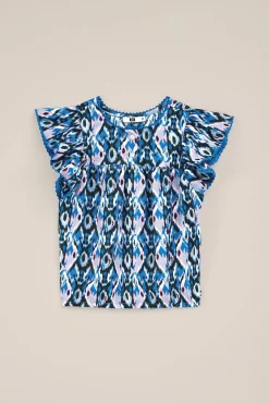 Meisjes blouse met dessin