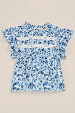 Meisjes blouse met dessin