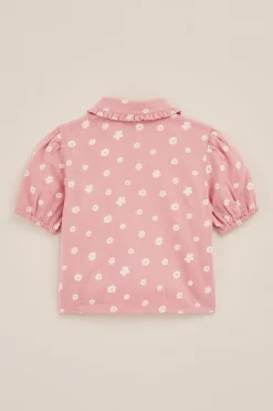 Meisjes blouse met dessin