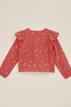 Meisjes blouse met dessin