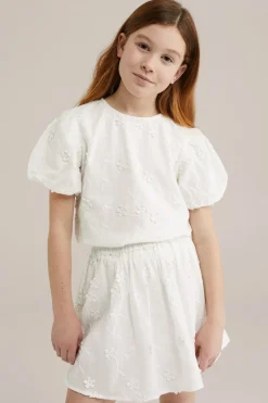 Meisjes blouse met embroidery