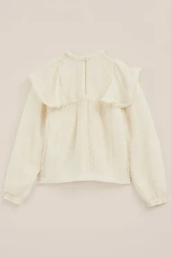 Meisjes blouse met glittergaren