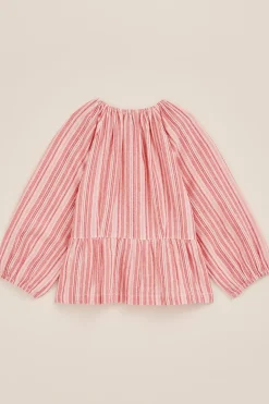 Meisjes blouse met strik