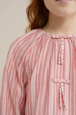 Meisjes blouse met strik
