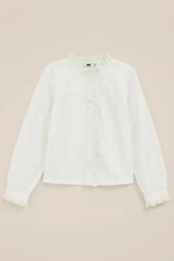 Meisjes blouse met structuur